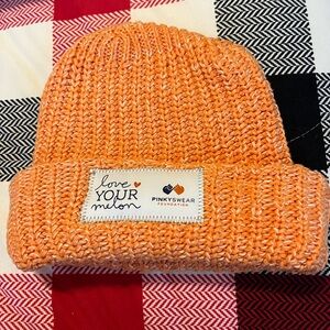 Love Your Melon Orange Knit Beanie